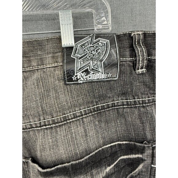 X-Clusive by South Pole Baggy Y2K Jeans Mens 48x28 Hip Hop Streetwear Fade - Picture 3 of 10
